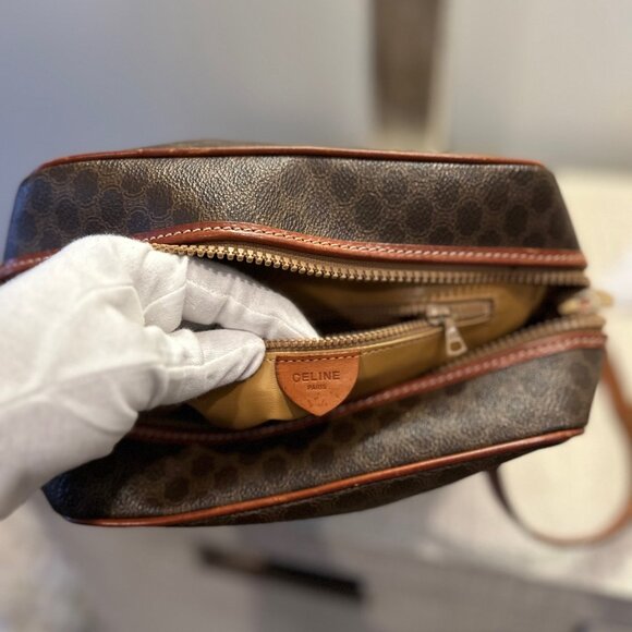 Vintage Celine Macadam Messenger Bag - Picture 7 of 11